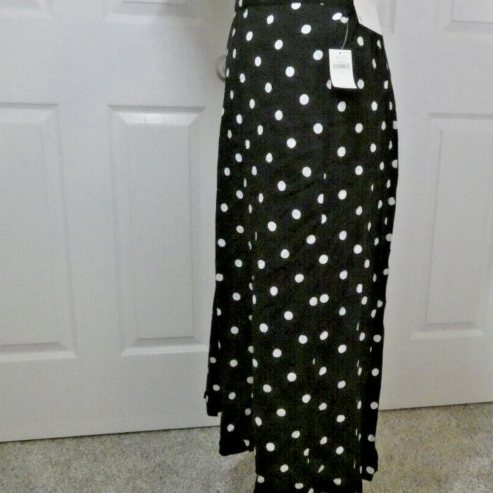 NWT Skirt Black Polka Dot Wear for Church Office Work Old Navy Women Size S - Picture 4 of 10